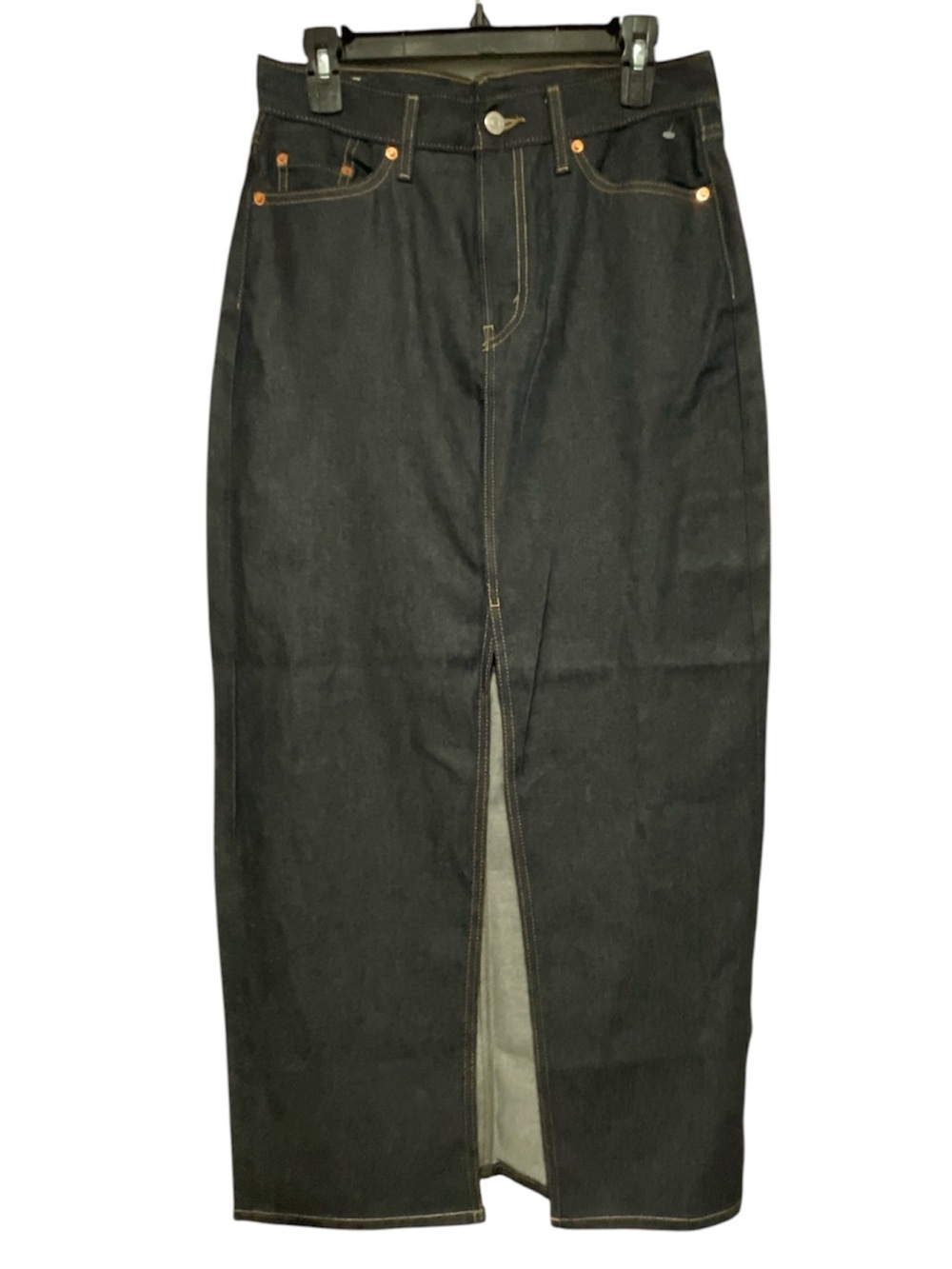 NWT Levis £80 Dark Wash Denin Maxi Skirt